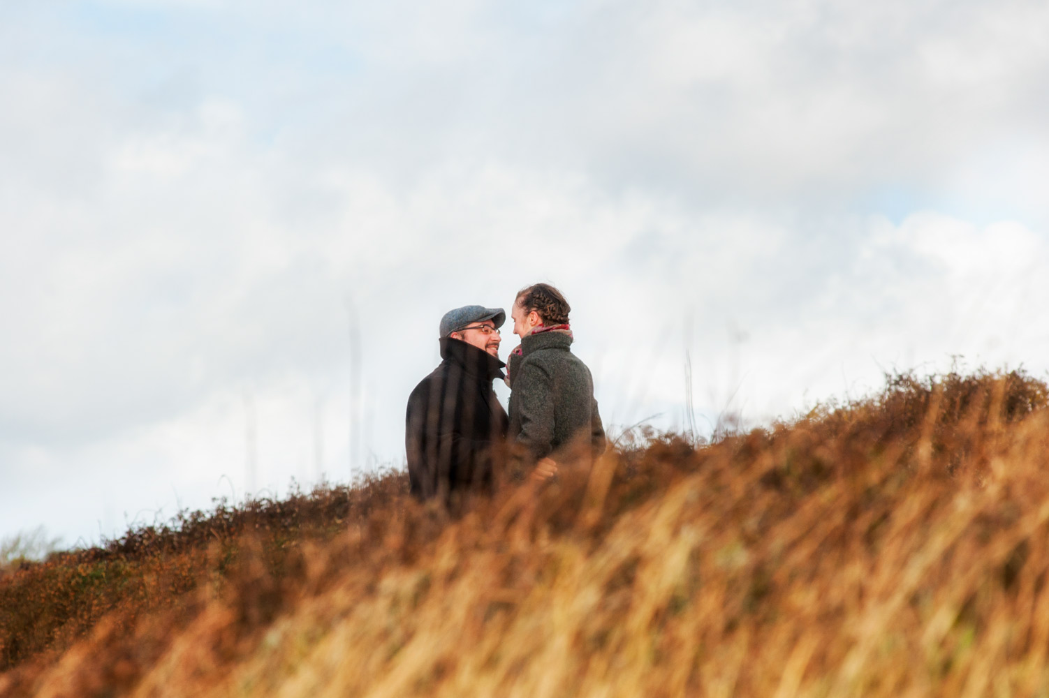 A Sussex engagement shoot in Seven Sisters country park