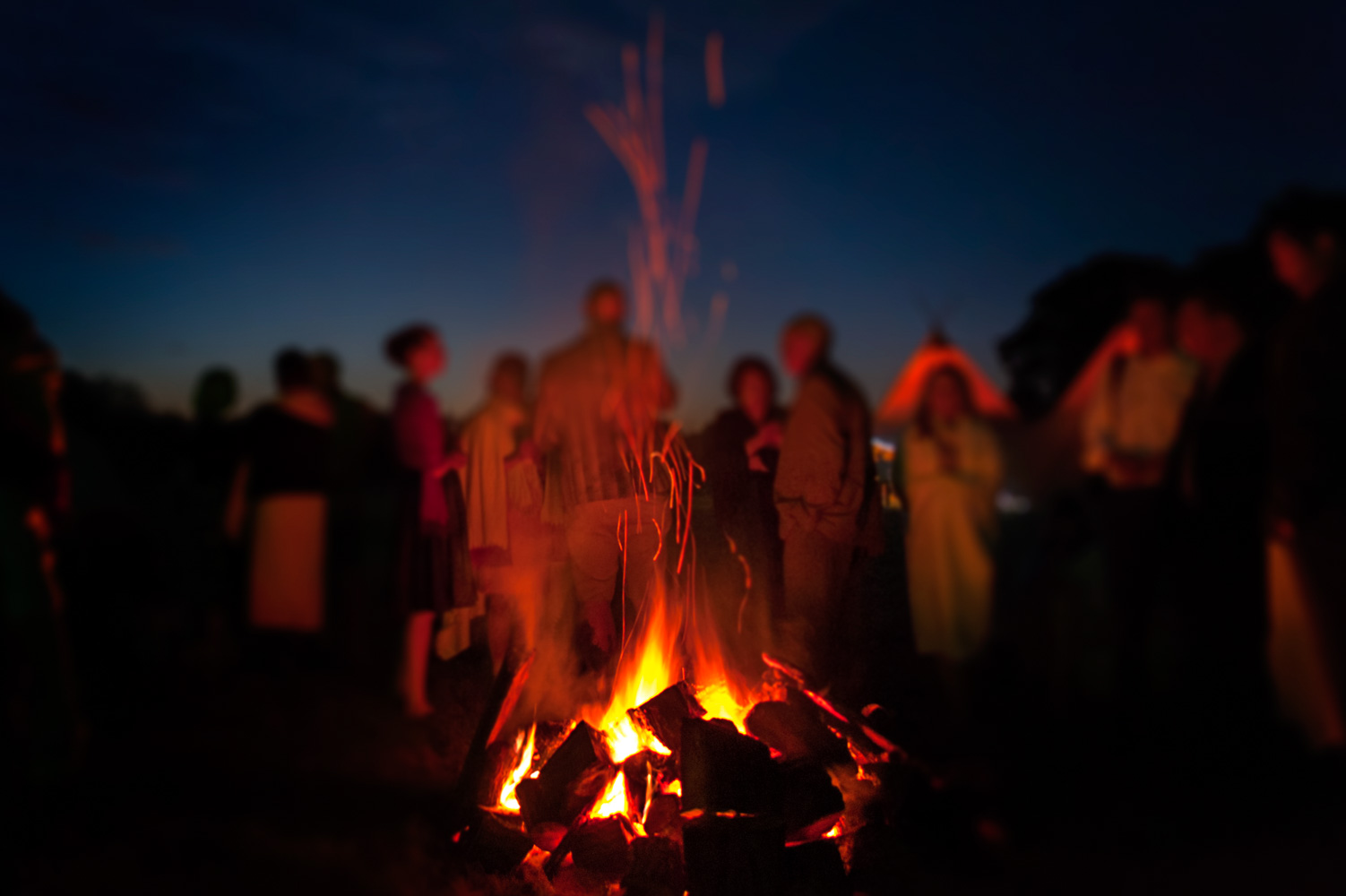 Bonfire at Bentley wildfowl museum wedding