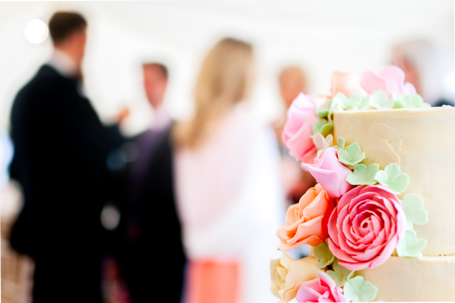 Close up of wedding cake