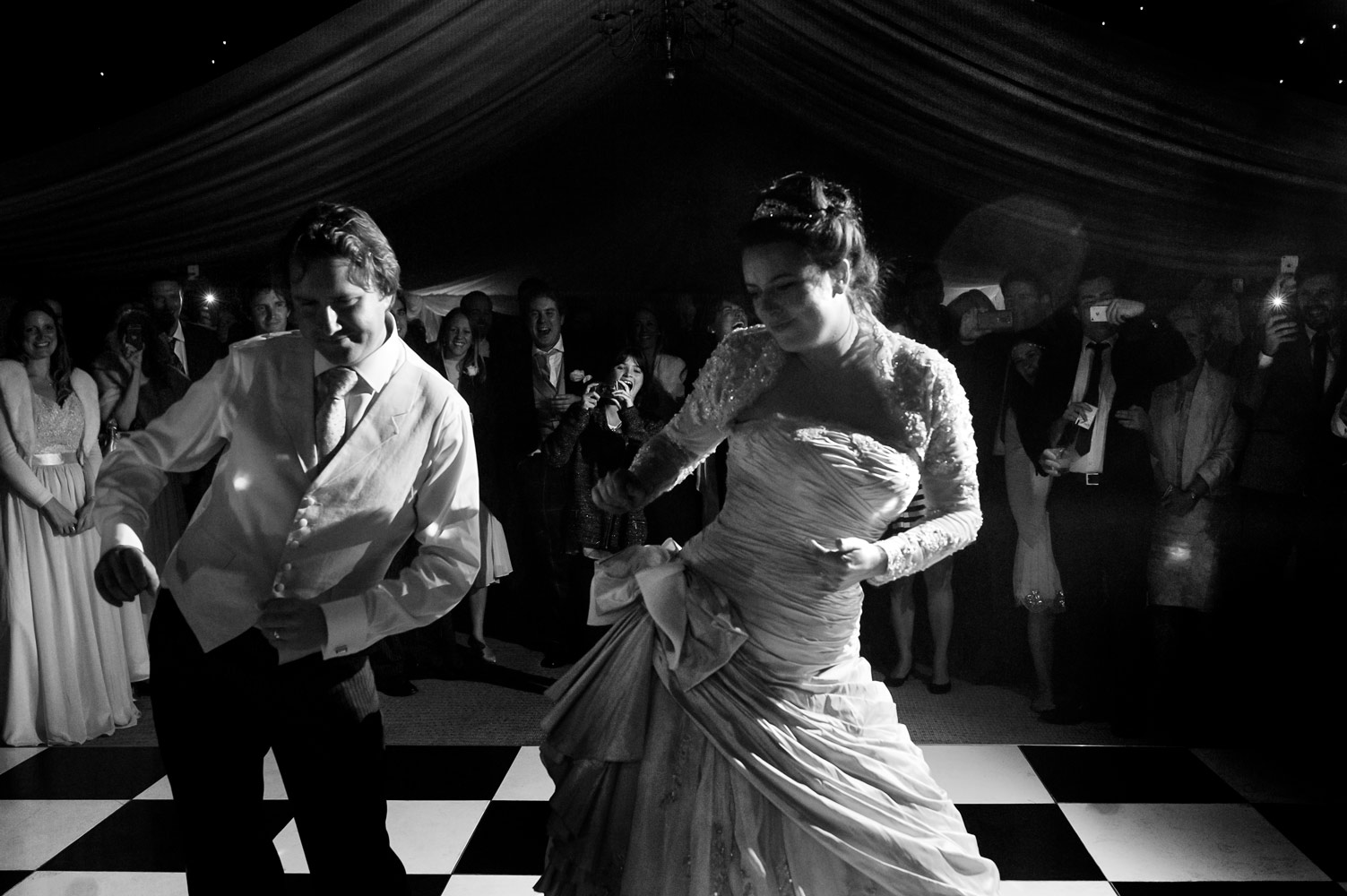 Wedding couple first dance