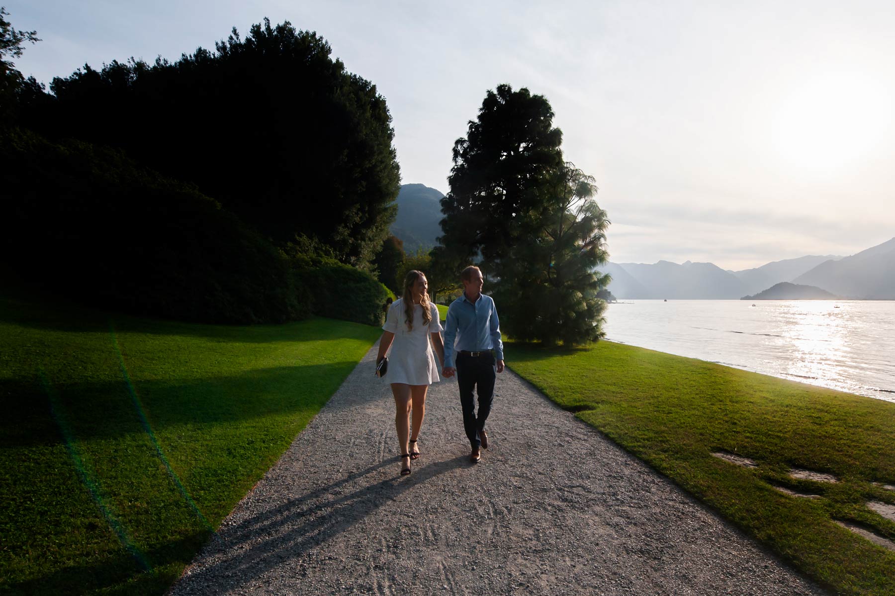 Lake Como engagement shoot