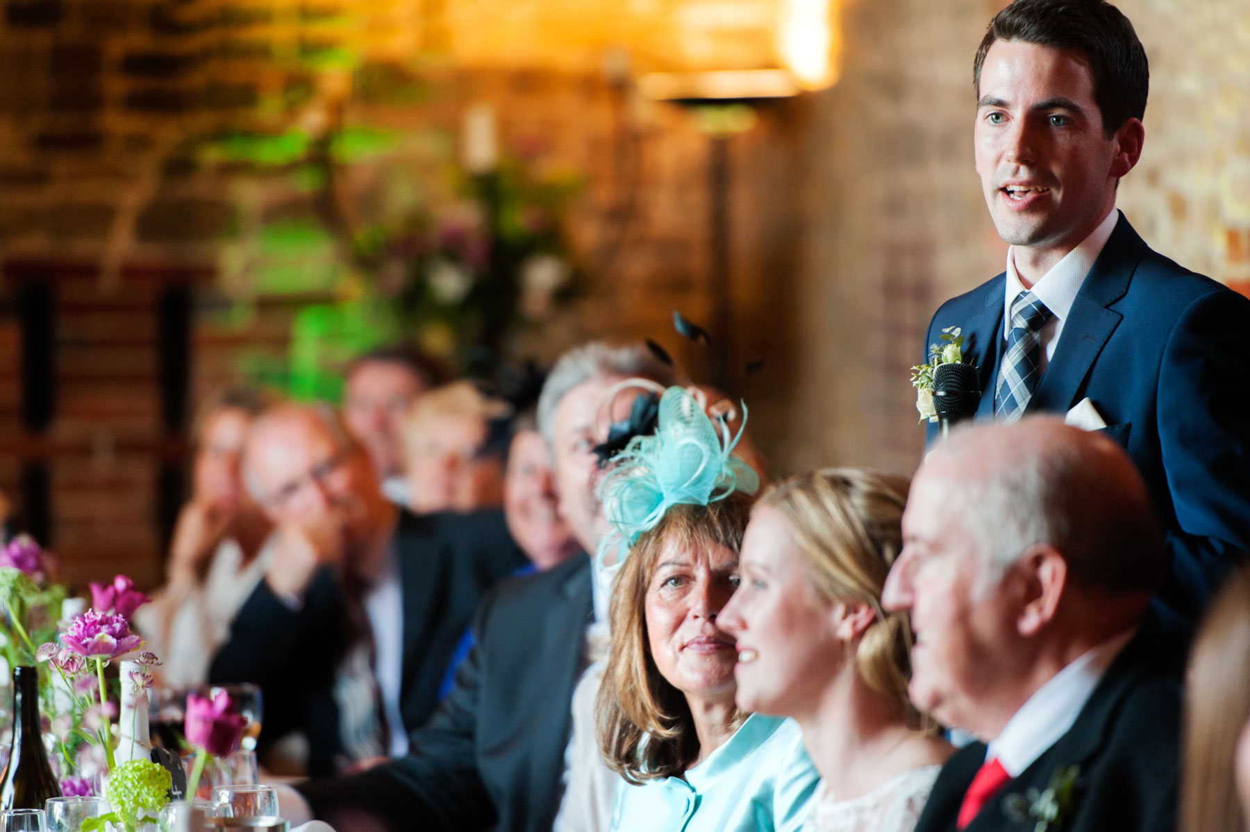 Wedding reception at Bartholomew Barn