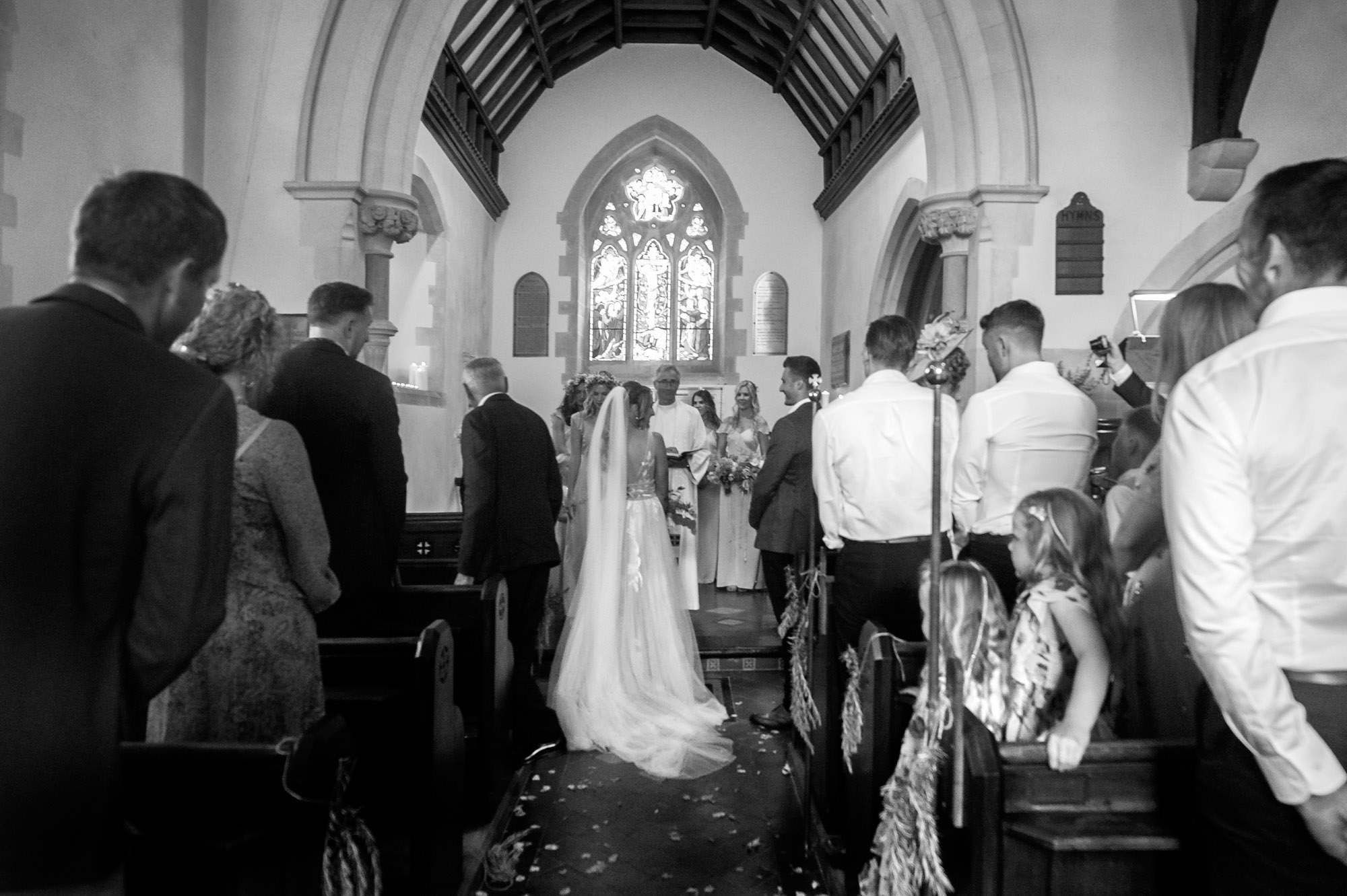 Selemston Church wedding ceremony
