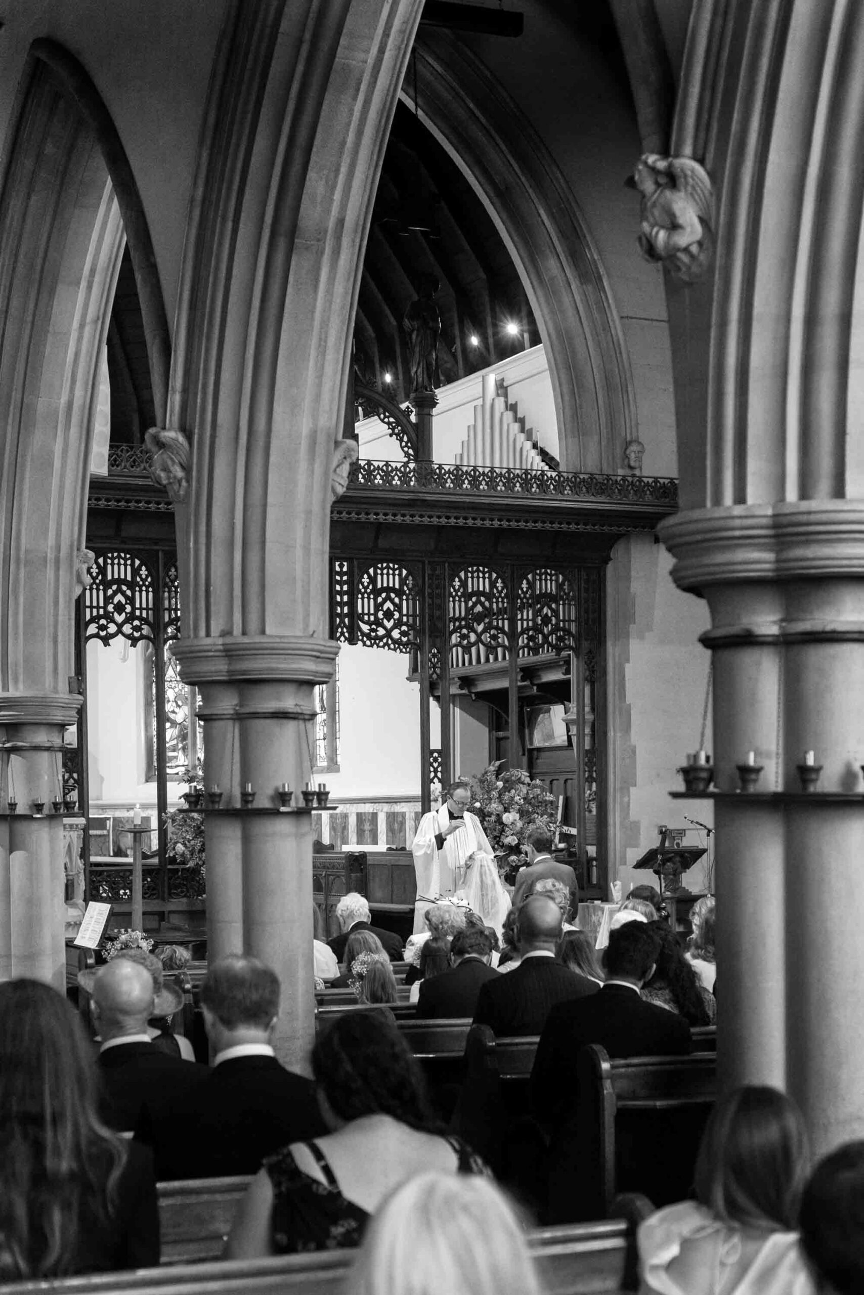 wedding blessing in church