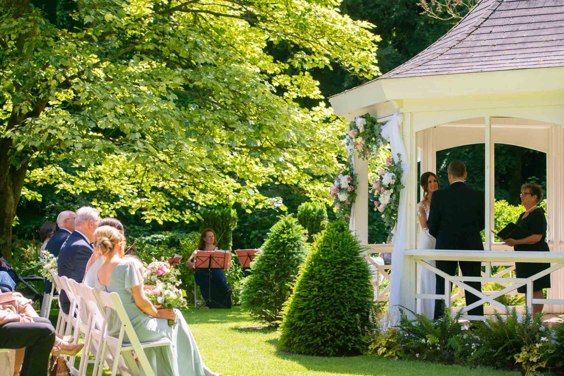 Wedding ceremony at the Orangery, Maidstone