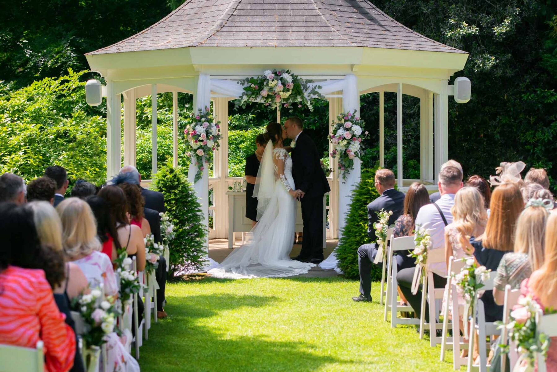 Wedding ceremony at the Orangery, Maidstone