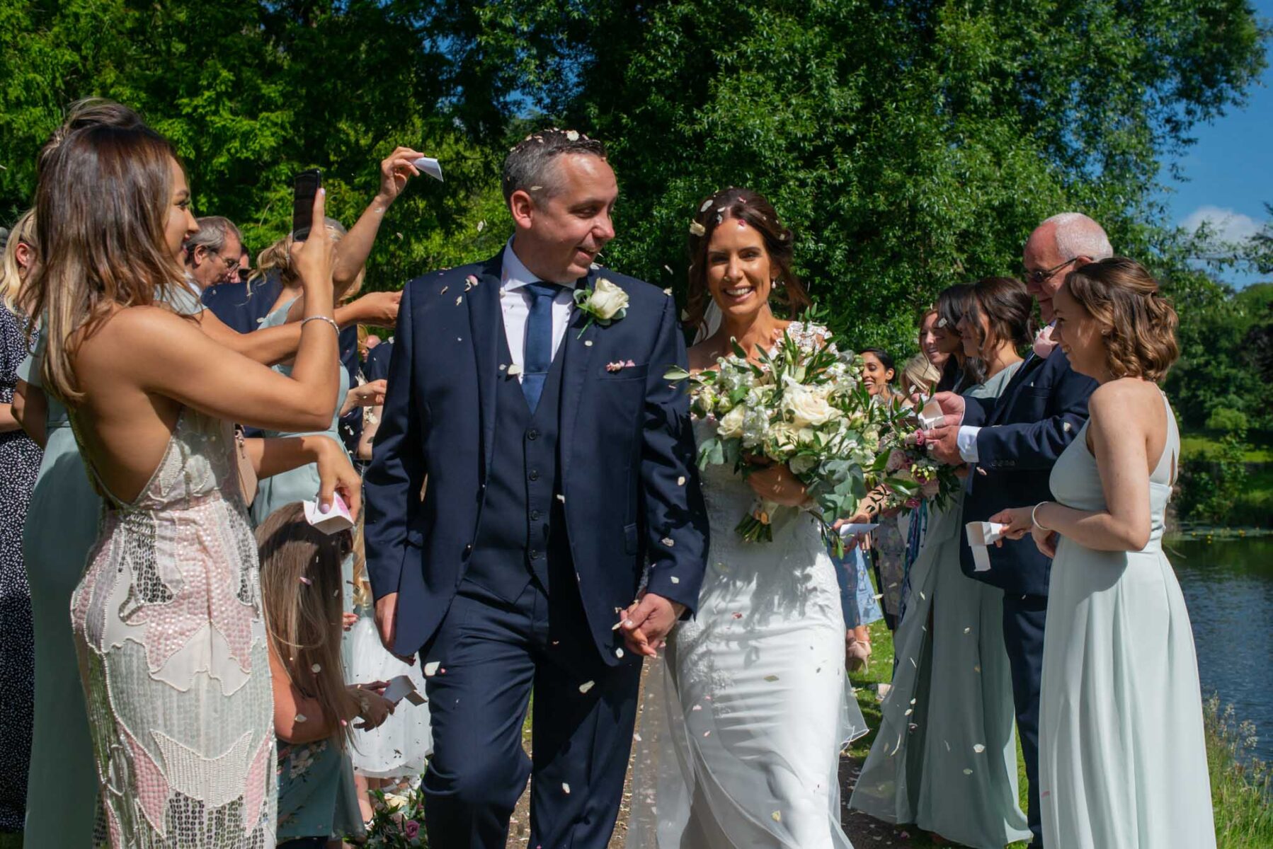 Wedding ceremony at the Orangery, Kent