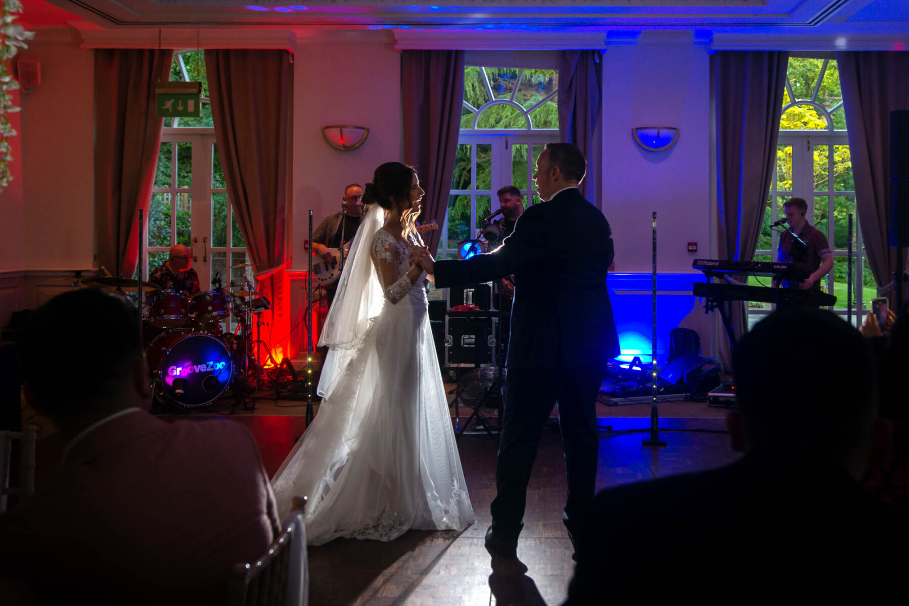 Couple first dance