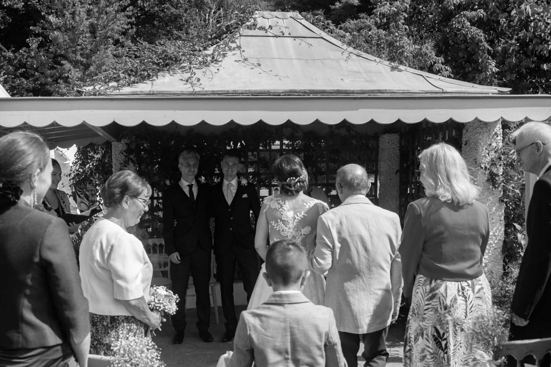 Wedding ceremony at the Old Rectory Hastings